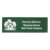 Badge D'identification Forest Home Real Estate Company Custom Realtor (Devant)
