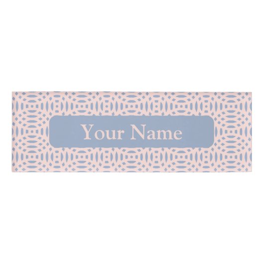 Badge D'identification formes circulaires motif transparent (Devant)