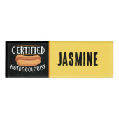 Badge D'identification Fournisseurs Hotdog cool ou Business (Devant)