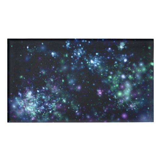 Badge D'identification Galaxy Background (Devant)