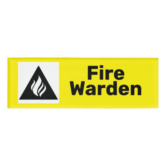 Badge D'identification Gardien des incendies (Devant)