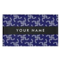 Garland de Noël, Bleu, Votre nom, Personnaliser