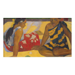 Badge D'identification Gauguin Polynésie française Tahiti Femmes Peinture