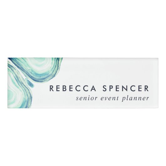 Badge D'identification Géode Seaglass (Devant)