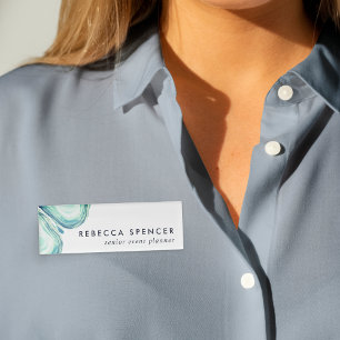 Badge D'identification Géode Seaglass