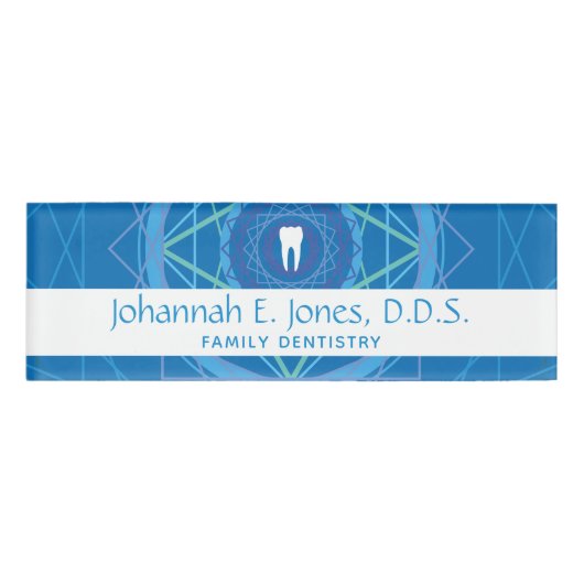 Badge D'identification Géographie des dentistes (Devant)