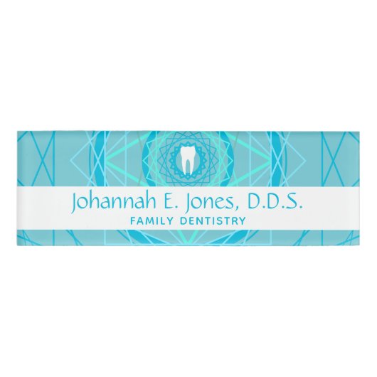 Badge D'identification Géographie des dentistes (Devant)