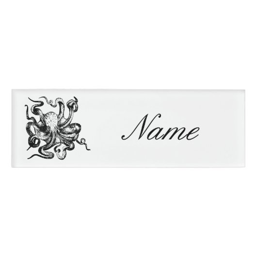 Badge D'identification Grosse pieuvre Thunder_Cove (Devant)
