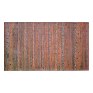 Badge D'identification Gustav Klimt Fir Forêt Tannenwald Arbres rouges