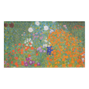 Badge D'identification Gustav Klimt Fleur Jardin Cottage Nature