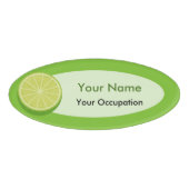 Badge D'identification Halte Lime (Devant)