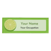 Badge D'identification Halte Lime (Devant)