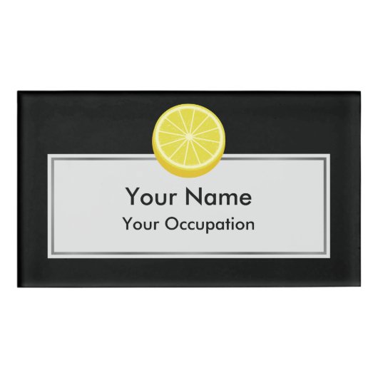 Badge D'identification Halve Lemon (Devant)