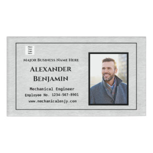 Badge D'identification ID d'identification photo de l'employé personnali