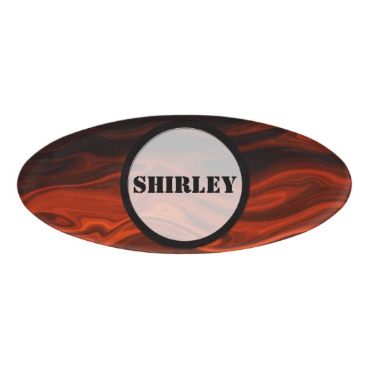 Badge D'identification Incendie liquide par Shirley Taylor (Devant)