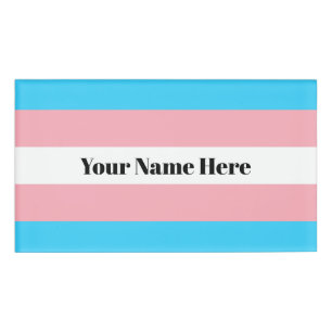 Badge D'identification Indicateur transgenre personnalisé