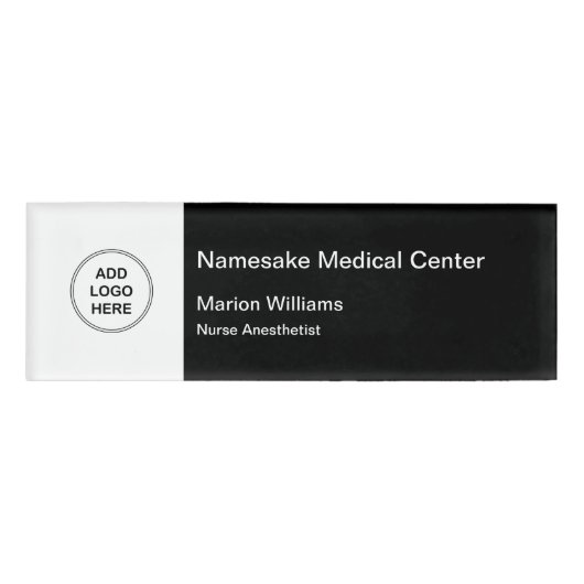Badge D'identification Infirmière Anesthetiste (Devant)