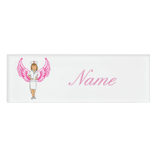 Badge D'identification Infirmière Angel Wings Thunder_Cove