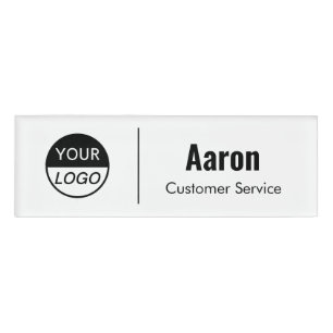 Badge D'identification Insigne de nom   Magnet Custom Logo Employé