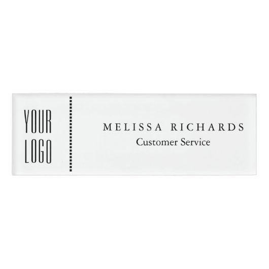 Badge D'identification Insigne personnalisé de petit nom (Devant)