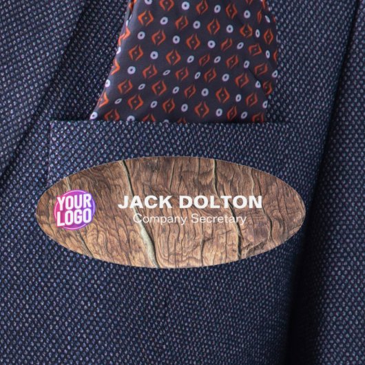 Badge D'identification Insignes d'employé unique : logo/photo Customisé