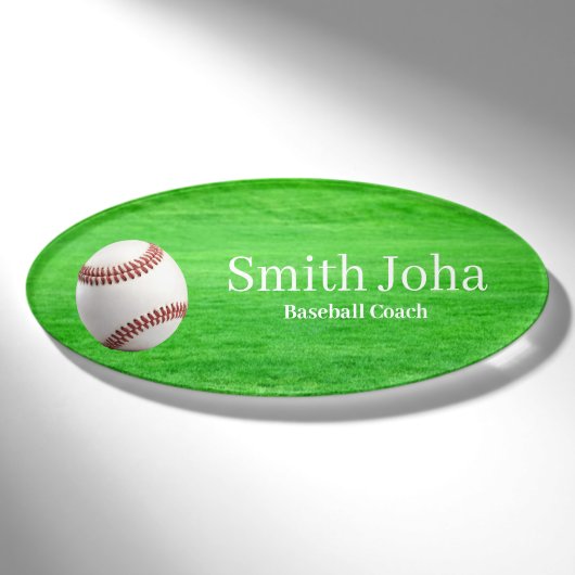 Badge D'identification Instructeur de baseball professionnel (Devant)