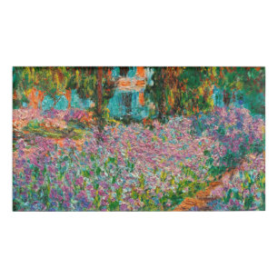 Badge D'identification Iris Jardin Monet Giverny fleurs