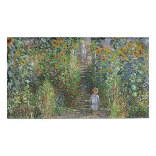 Badge D'identification Jardin de Monet Vetheuil Impressionim Peinture de 