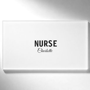 Badge D'identification Je suis infirmière experte médical ajoutez votre n