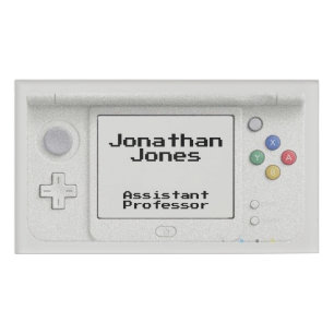 Badge D'identification Jeu électronique à main personnalisé Vieux-École