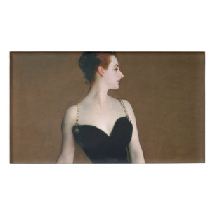 Badge D'identification John Singer Sargent Madame X Classic Portrait