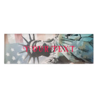 Lady Liberty et le drapeau américain