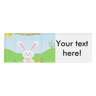 Badge D'identification Lapin de Pâques