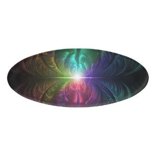 Badge D'identification L'arc-en-ciel anodisé observe et les fusées