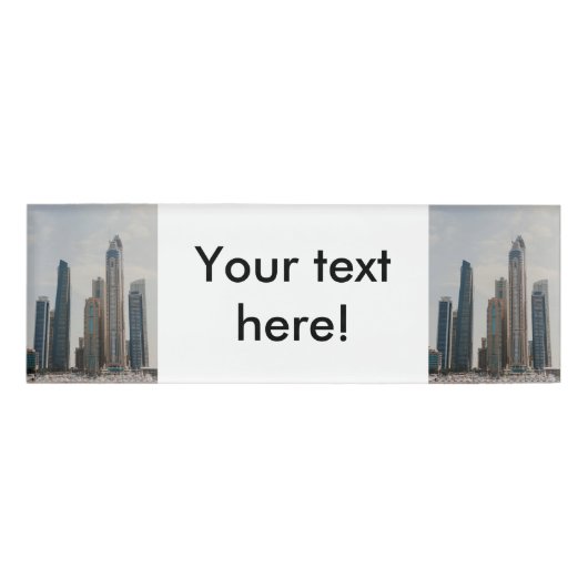 Badge D'identification L'architecture de Dubai Marina (Devant)