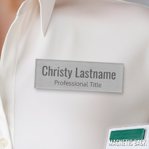 Badge D'identification Le nom et le titre faits sur commande avec
