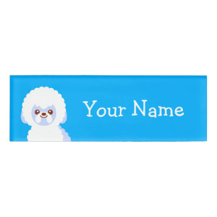 Badge D'identification Le Snowball de la levure de Bichon