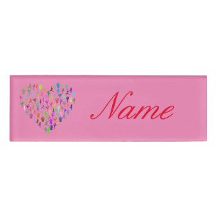 Badge D'identification Le yoga fait le coeur Thunder_Cove