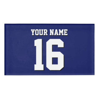 Badge D'identification L'équipe de Jersey de sports Blue Navy