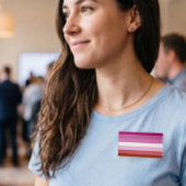 Badge D'identification Lesbian Pride Flag LGBTQ