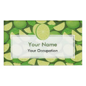 Badge D'identification Lime (Devant)