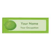 Badge D'identification Lime (Devant)