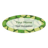 Badge D'identification Lime (Devant)