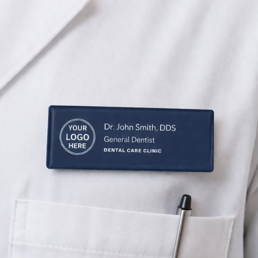 Badge D'identification Logo de clinique dentaire professionnel