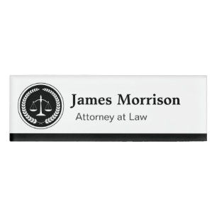 Badge D'identification Logo de l'Avocat du Barreau