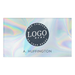 Badge D'identification Logo de l'entreprise Holographique Employés d'entr