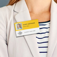 Logo de photo personnalisé ID magnétique grand jau