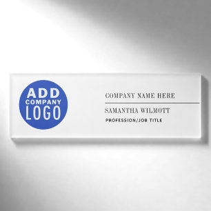 Badge D'identification Logo de votre entreprise Employés du personnel