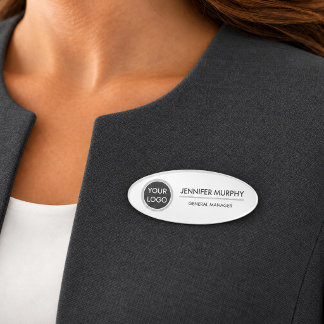 Badge D'identification Logo d'entreprise moderne pour employé