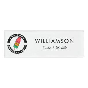 Badge D'identification Logo do-it-yourself entreprise personnalisé Employ